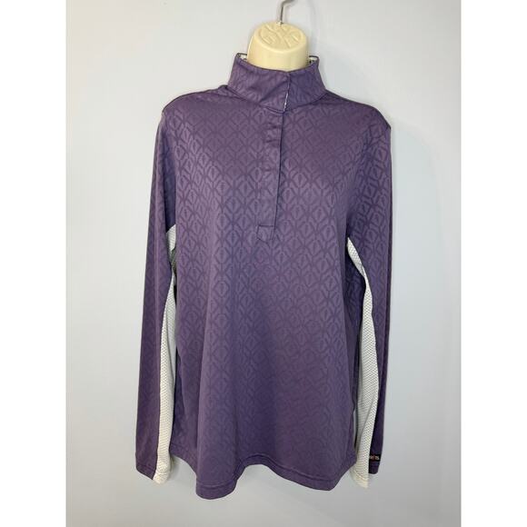 Kerrits Sport Show Shirt Long Sleeve Lightweight Equestrian Women's XL Purple - Picture 7 of 10